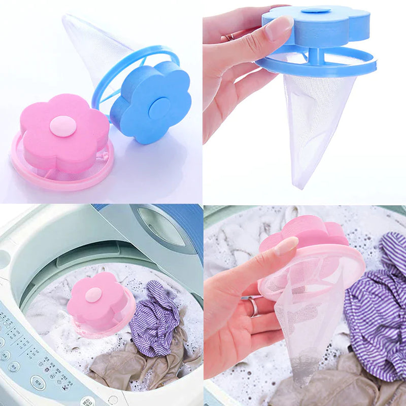Floating Pet Fur Catcher for Laundry — Reusable, 2-Pack