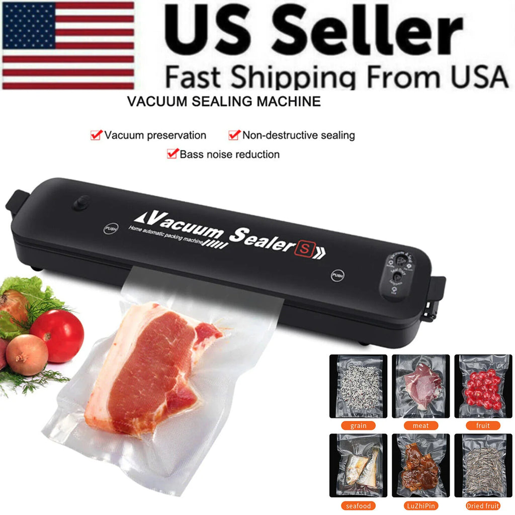 Automatic Vacuum Sealer Machine for Food Storage with Seal Bags