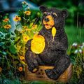 Solar Bear Garden Statue with Light – Outdoor Decor Gift for Mom