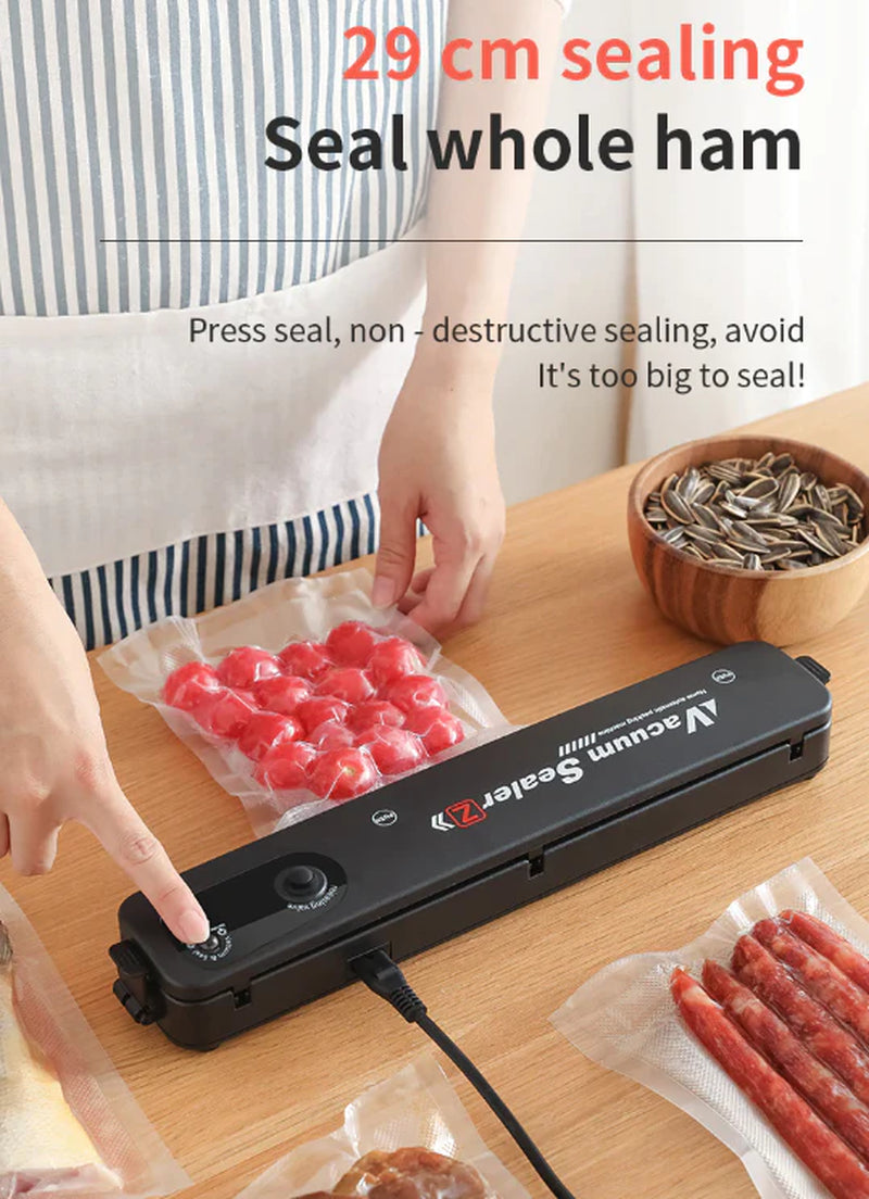 Automatic Vacuum Sealer Machine for Food Storage with Seal Bags
