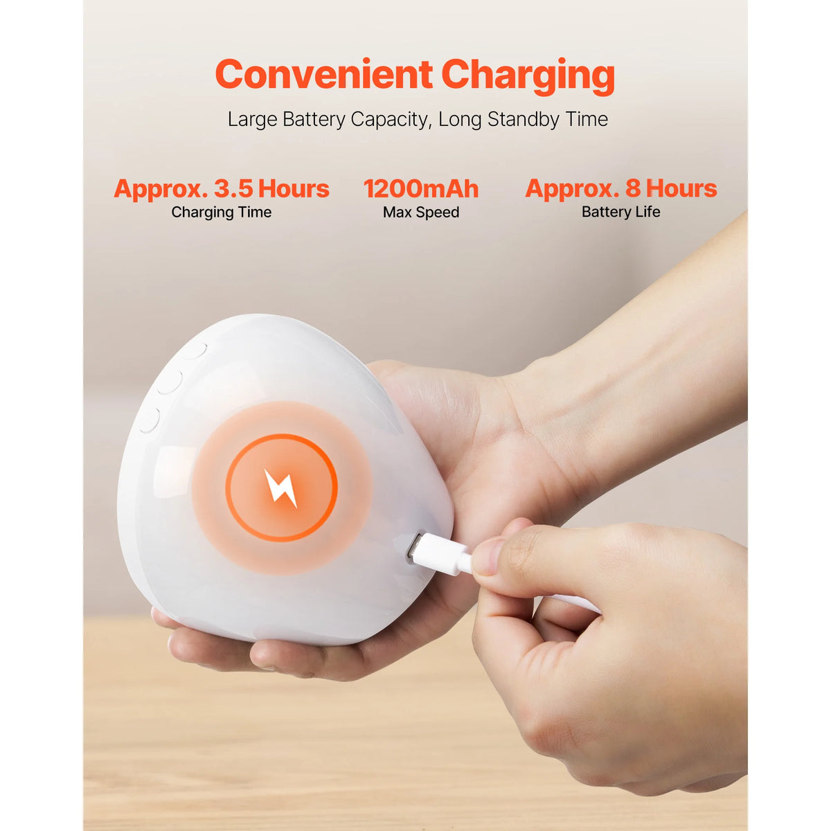 Succebuy Sound Machine 18 Soothing Sleep Sound and 7-Color Night Light 5-In-1 White Noise Sound Machine with Dual Alarm for Home