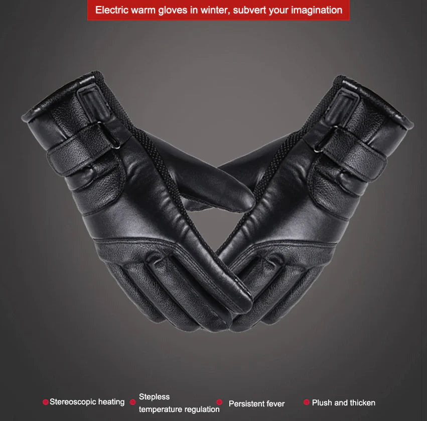 USB Heated Gloves – Windproof Winter Hand Warmers