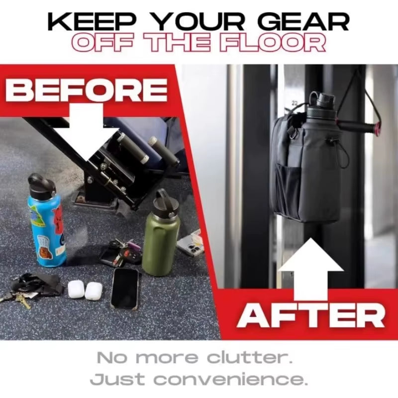 Magnetic gym sling bag