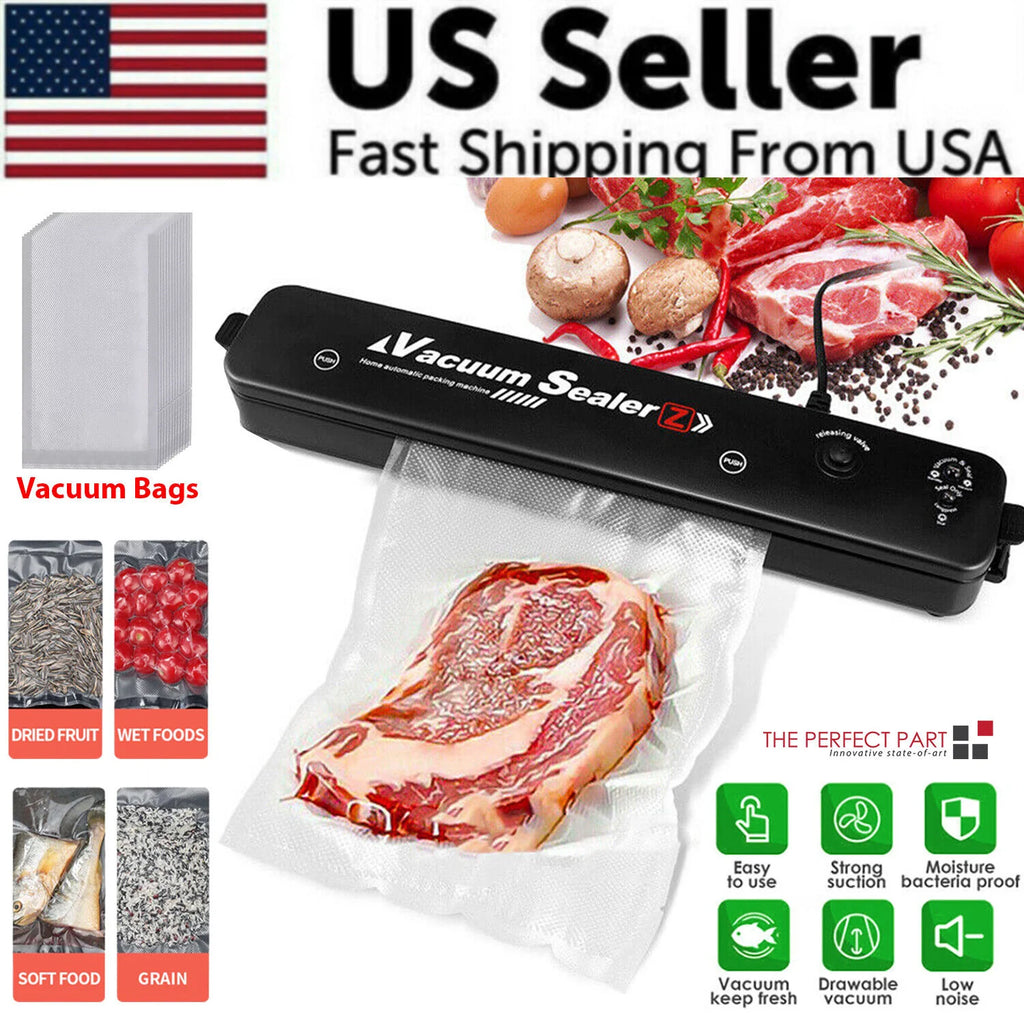 Automatic Vacuum Sealer Machine for Food Storage with Seal Bags