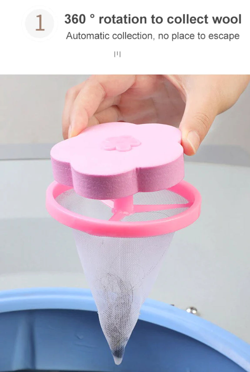 Floating Pet Fur Catcher for Laundry — Reusable, 2-Pack