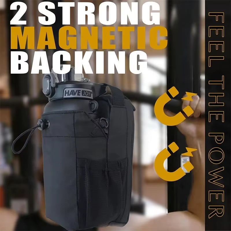 Magnetic gym sling bag