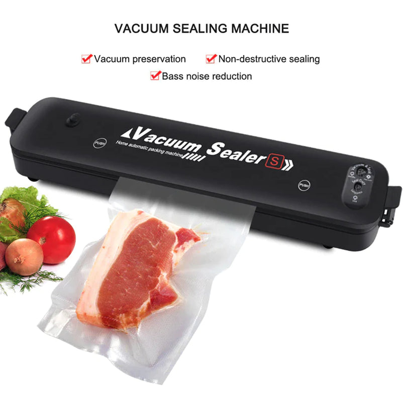 Automatic Vacuum Sealer Machine for Food Storage with Seal Bags