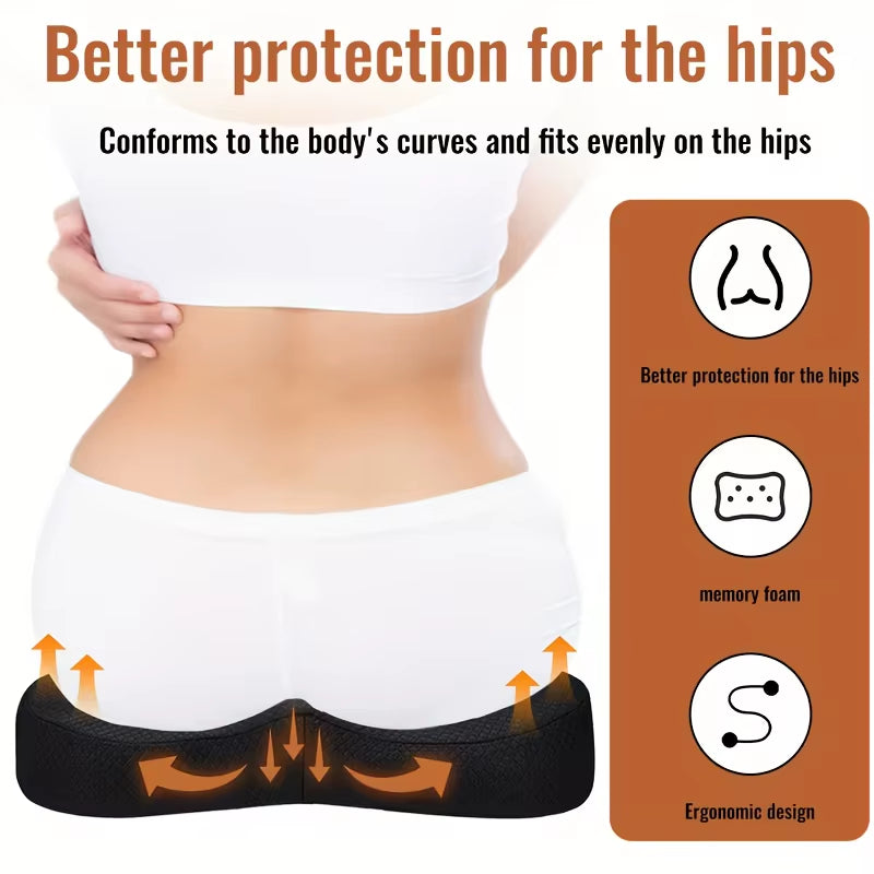 Ergonomic Memory Foam Coccyx Cushion