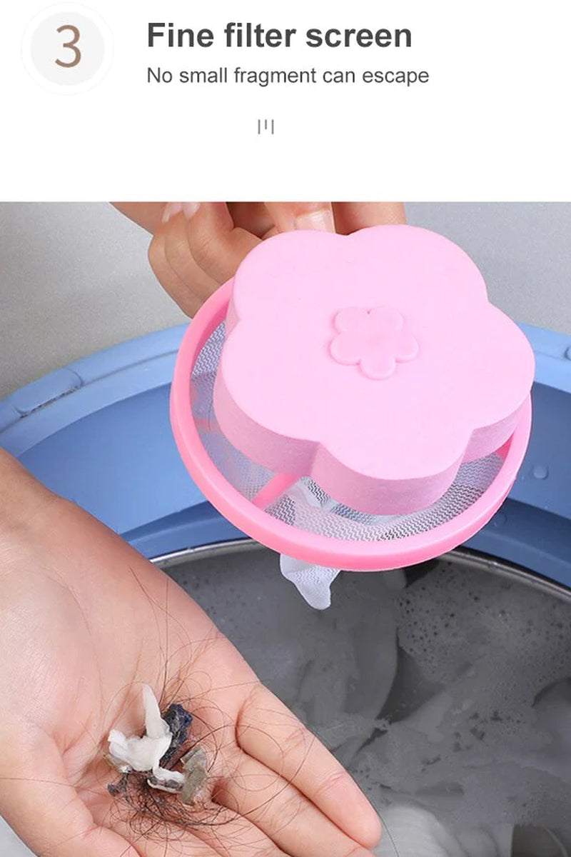 Floating Pet Fur Catcher for Laundry — Reusable, 2-Pack