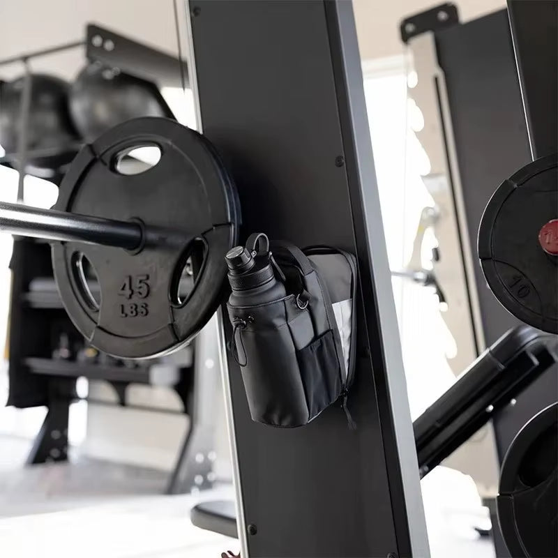 Magnetic gym sling bag