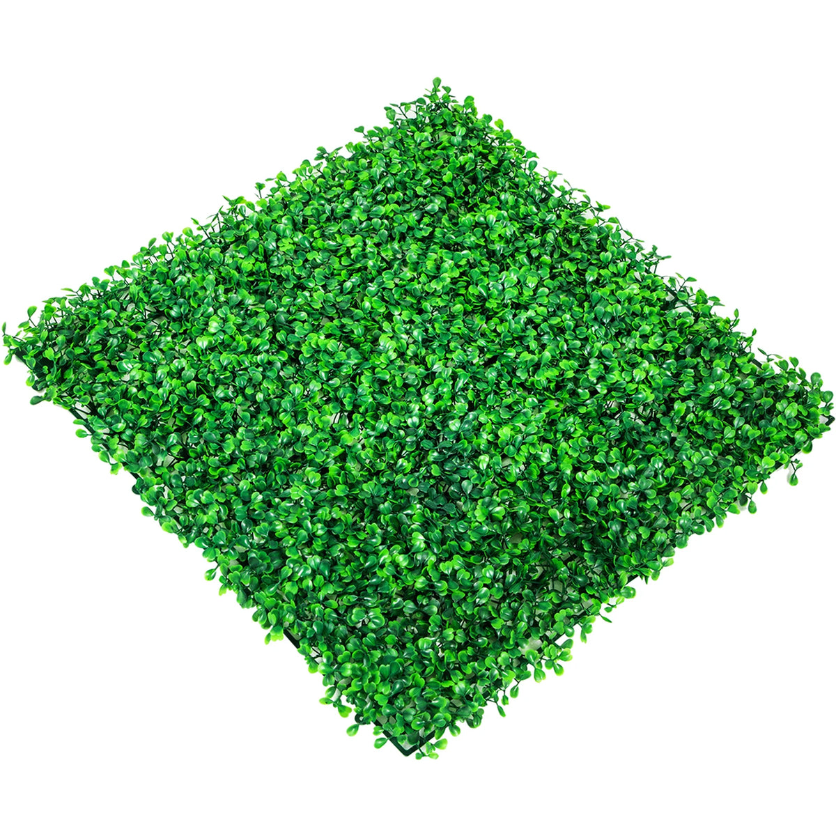 Artificial Boxwood Hedge Panels — 12-Pack, 10 × 10 In, UV Protected