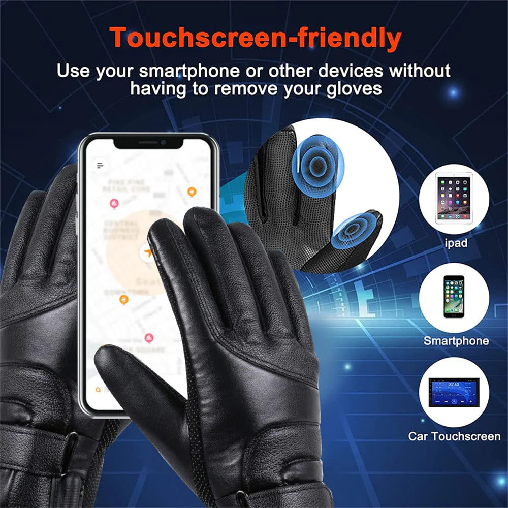 USB Heated Gloves – Windproof Winter Hand Warmers
