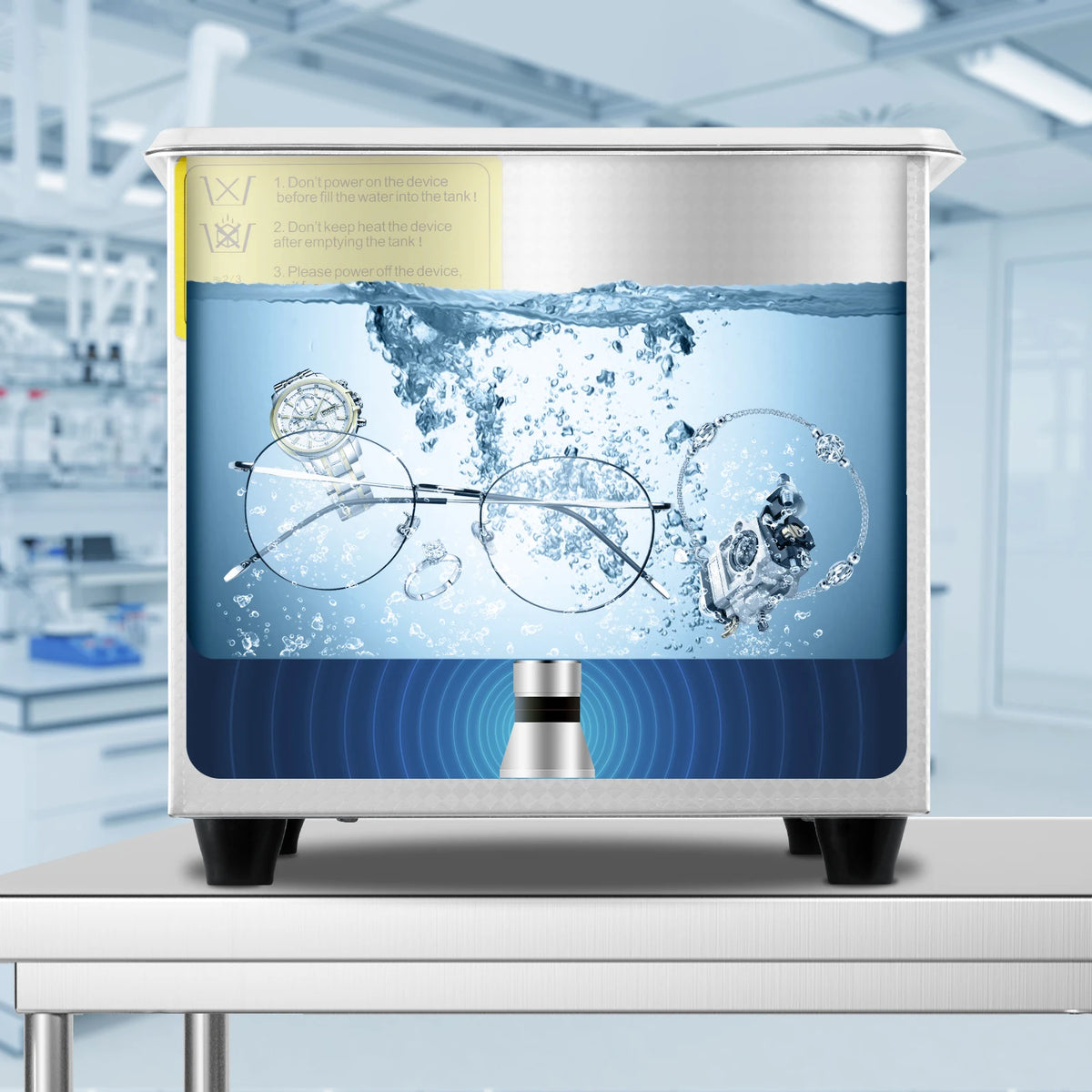 1.3L Ultrasonic Cleaner Lave-Dishes Portable Washing Machine W/ Digital Timer Ultrasound Home Jewelry Clean Appliances