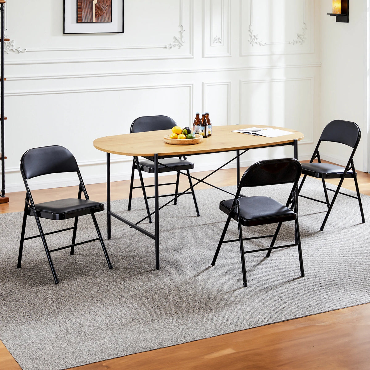 Padded Folding Chairs 2-Pack