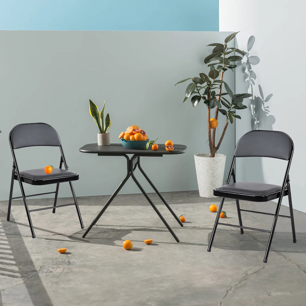 Padded Folding Chairs 2-Pack