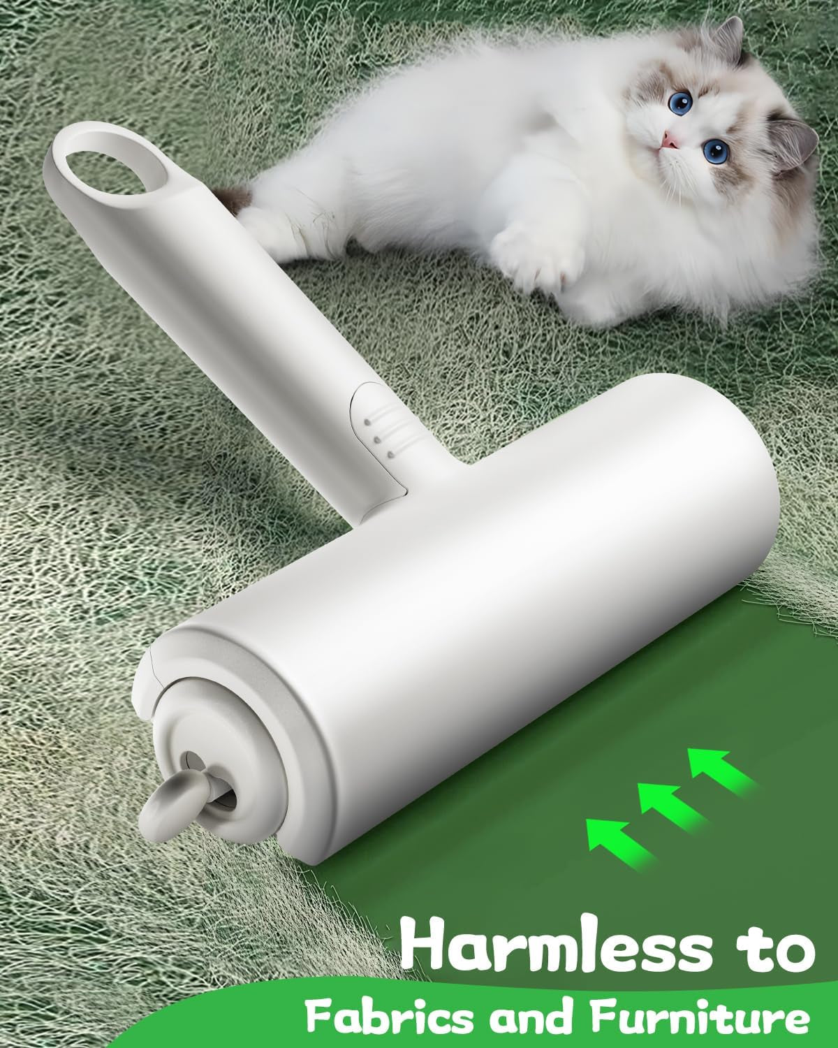 Reusable Pet Hair Remover for Couch, Carpet & Car Seats