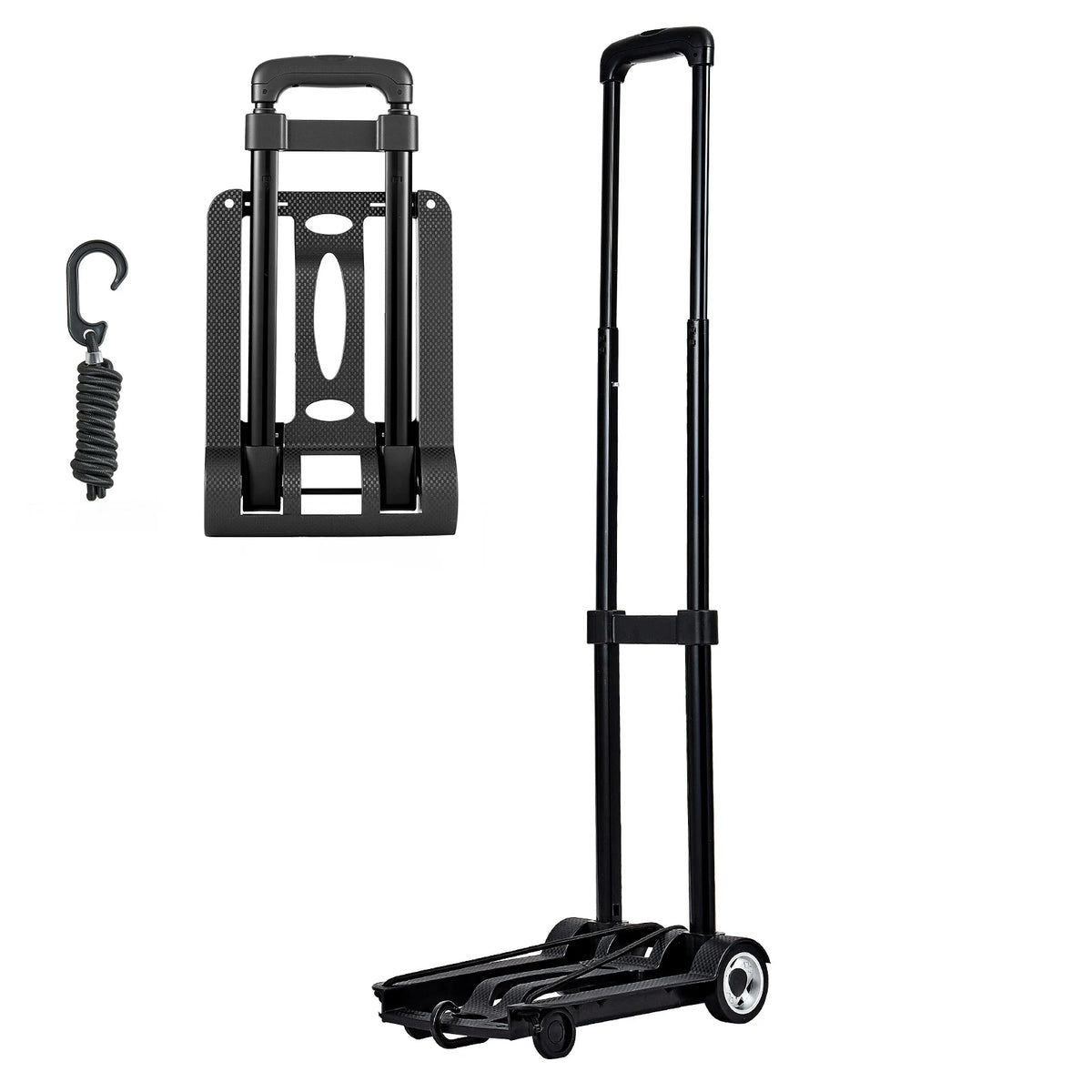 Folding Hand Truck — 110 Lb Capacity, Collapsible Utility Cart