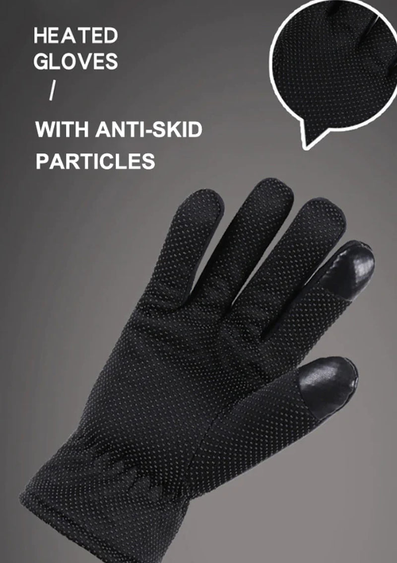 USB Heated Gloves – Windproof Winter Hand Warmers