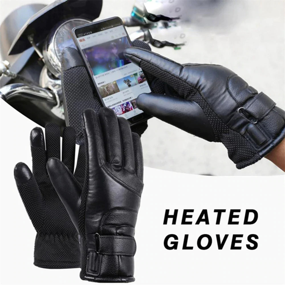 USB Heated Gloves – Windproof Winter Hand Warmers