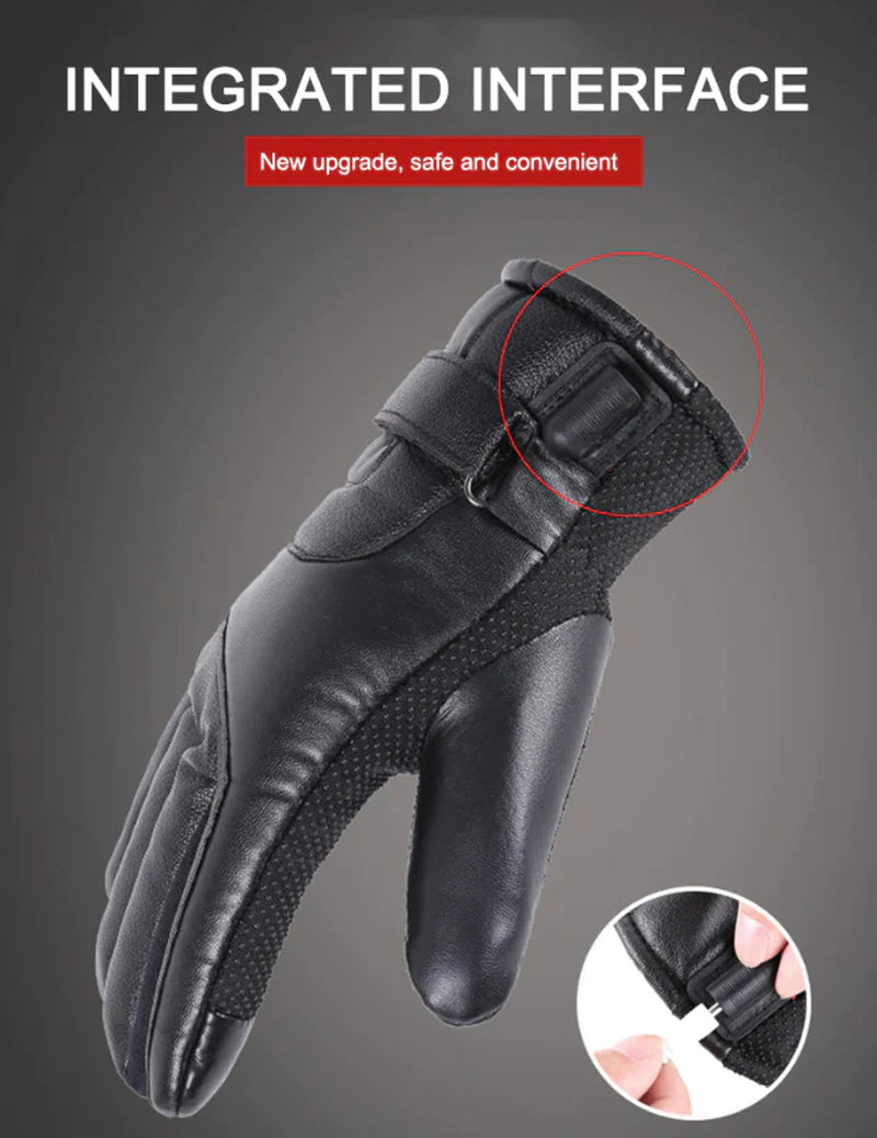 USB Heated Gloves – Windproof Winter Hand Warmers