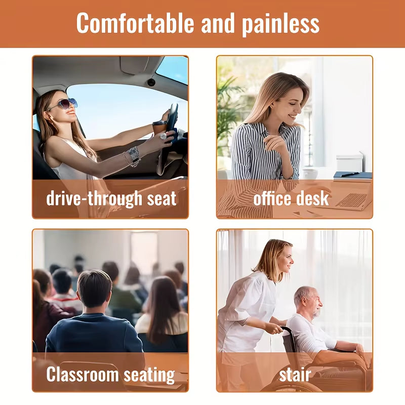 Ergonomic Memory Foam Coccyx Cushion