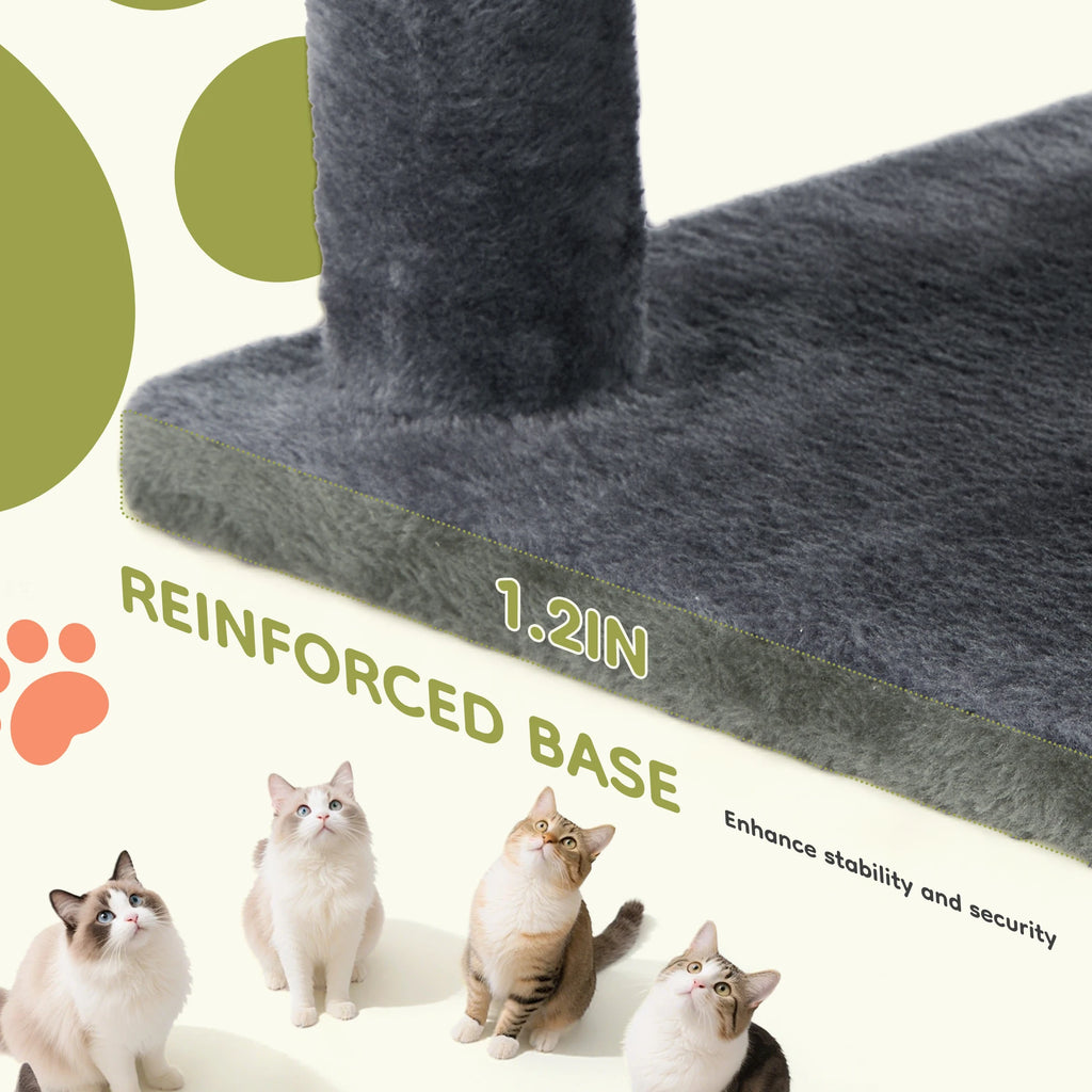 66-inch multi-level cat tree tower