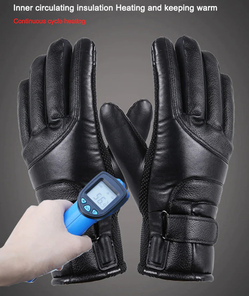 USB Heated Gloves – Windproof Winter Hand Warmers