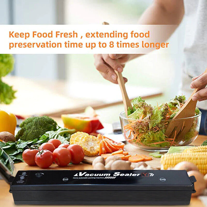 Automatic Vacuum Sealer Machine for Food Storage with Seal Bags