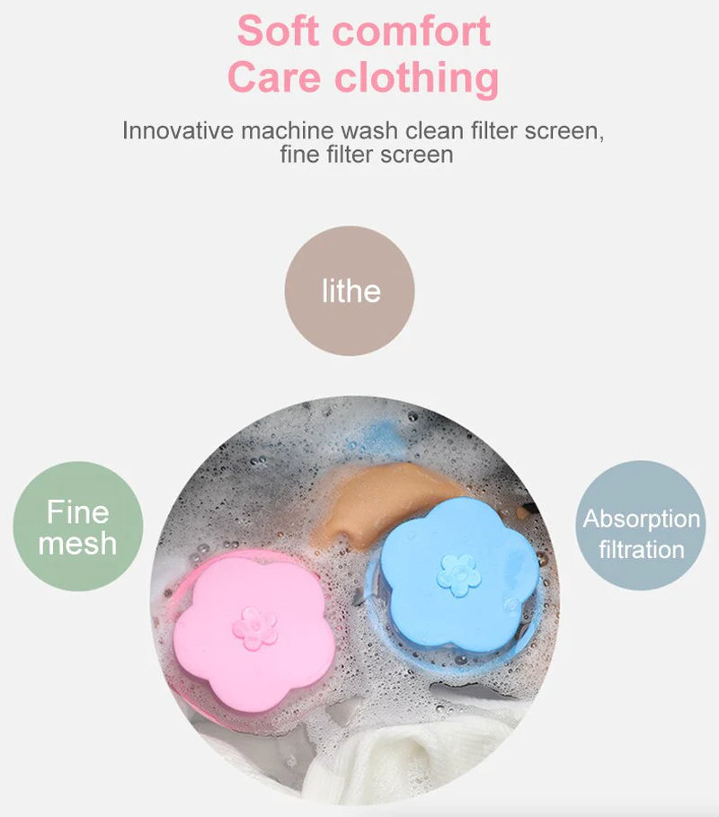 Floating Pet Fur Catcher for Laundry — Reusable, 2-Pack