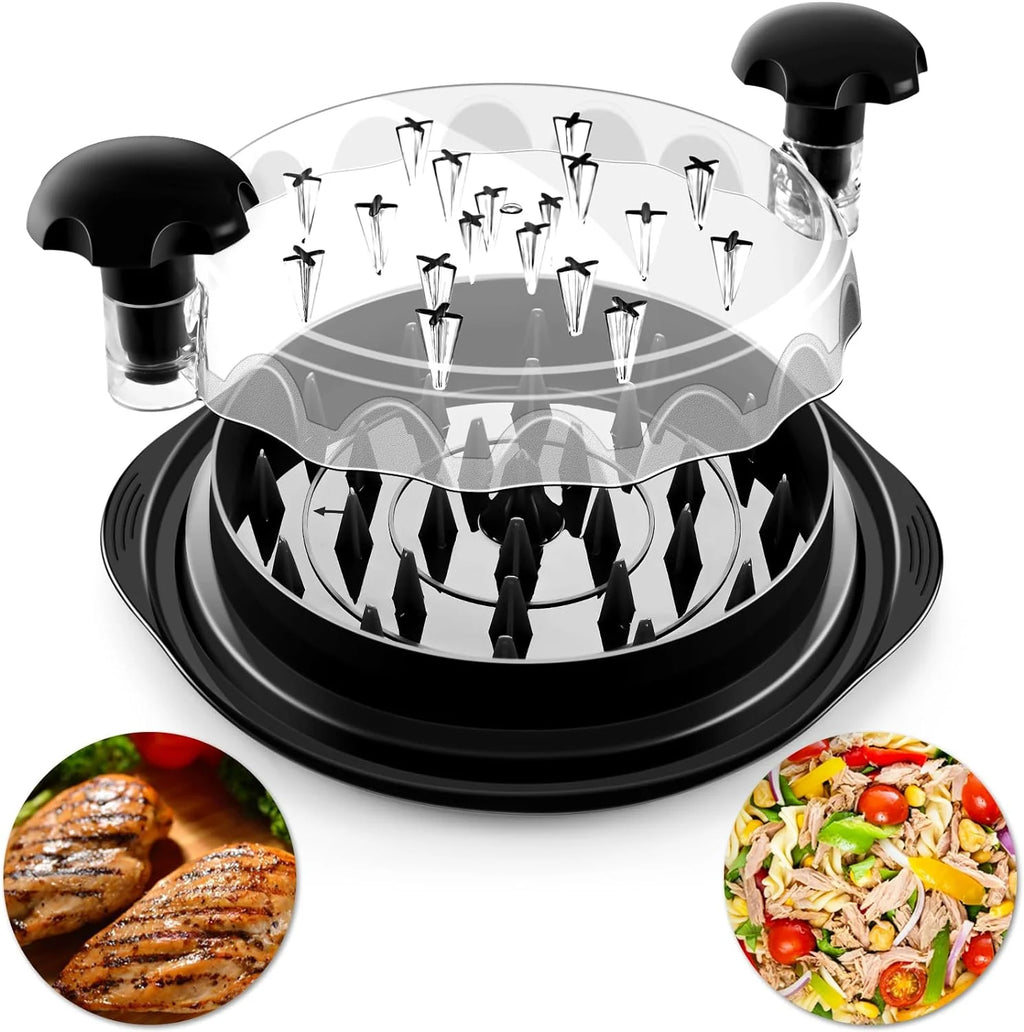 Large Chicken Shredder Tool – Twist Meat Shredder with Non-Slip Base, Bpa-Free